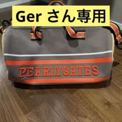 PEARLY GATES ロッカーバッグ ブラウン/オレンジ - メルカリ