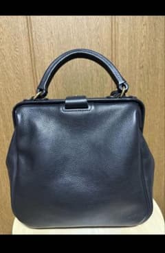 美品HERZ organレザー 口枠キューブトート黒MH - メルカリ