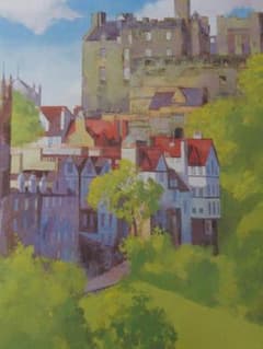 宮下実、【エジンバラ】、希少な額装用画集より、新品額装付 - メルカリ