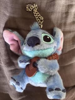 Disney Stitch ウクレレ ぬいぐるみ マスコット キーチェーンのサムネイル