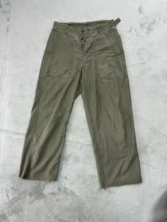 U.S.ARMY【60s 米軍実物】OG-107 初期型 ベイカーパンツ w34のサムネイル