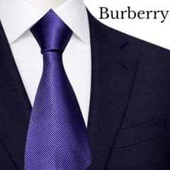 BURBERRY BLACK LABEL バーバリー ネクタイ ホースロゴ 紫 - メルカリ
