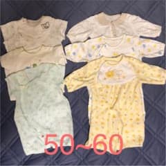 ロンパース　ベビードレス　まとめ セット50~60 50 60のサムネイル