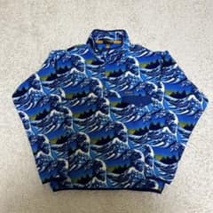 珍*ね様 海外限定patagonia シンチラ 葛飾北斎 波柄 - メルカリ