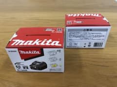 新品未開封 マキタ 充電バッテリー 18V BL1860B 6.0Ah(2個)のサムネイル