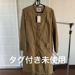 Lugnoncure タイプライターミドル丈ブルゾン ベージュ Mのサムネイル