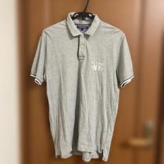 TOMMY HILFIGER ポロシャツ グレー NYロゴのサムネイル