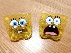 スポンジボブ きらきらダイカットクリップ 2個セット