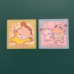 크레용 신짱 초코비 스티커 해바라기 신짱 & 시로