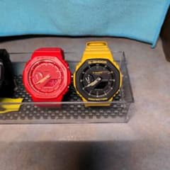 G-SHOCK カシオーク　レッド、バンブルビーカラー2本セット カシオークG-SHOCK レッド・イエローバンブルビーカラー2本セット