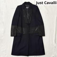 極美品 Just Cavalli イタリア製 スタッズ ロングコート - メルカリ
