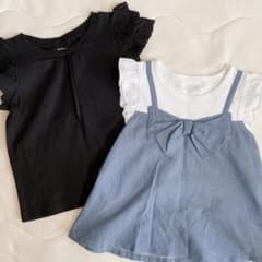 女の子 夏服 トップス 2点セットのサムネイル