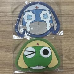 케로로 군조 클리어 고무 코스터입니다 케로로 도로로 2 개 세트