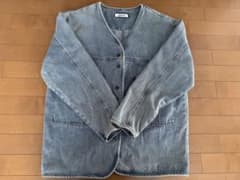 ARULLE v-collar denim jacket デニムジャケット - メルカリ