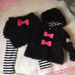 ジェニィ♡プードルファー コート パンツ セットのサムネイル