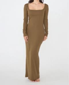 【新品タグ付】アマテラス ロングワンピース ドレス タイト S 新品タグ付】アマテラス ロングワンピース ドレス タイト S