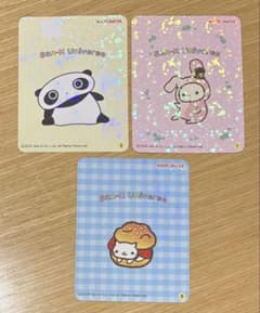 San-X Universe 마루미야 씰 3장 세트