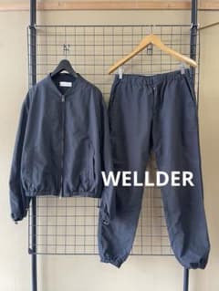 WELLDER ウェルダー セットアップ ブラック フライトジャケット パンツ WELLDER ウェルダー セットアップ ブラック フライトジャケット パンツ