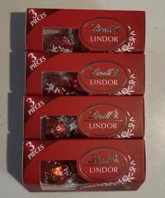 LINDT リンドール ミルクチョコレート 3個入り4箱のサムネイル