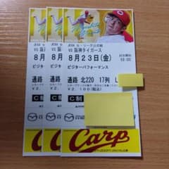 8月23日(金)広島ｖｓ阪神 ビジターパフォーマンス 3枚のサムネイル