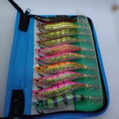 YO-ZURI DUEL EZ-Q マグキャストエギ3.5号 中古品10個セットのサムネイル