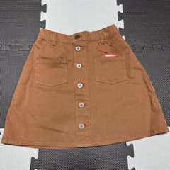 新品 repipi armario マエボタンスカパン ブラウン Sのサムネイル