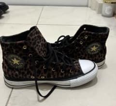 CONVERSE ヒョウ柄 ハイカットスニーカー 23.5cmのサムネイル