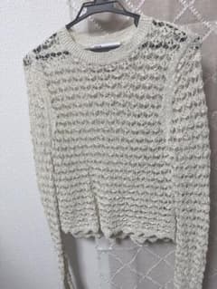 ［ZARA］レース編みニットのサムネイル