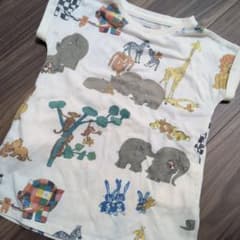 ELMER 動物柄 Tシャツ 90のサムネイル