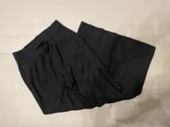 ウォッシャブルニットリブパンツ　ブラック XL ユニクロのサムネイル