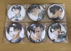 Attack Titan Character Badge Collection: Levi (Set of 6)