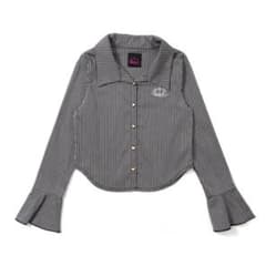 9090 girl Waist-Shaped Shirt グリッター ラメ - メルカリ
