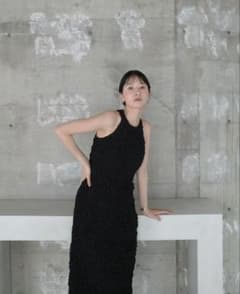 CLANE SHIRRING AMERICAN SLEEVE ONEPIECEのサムネイル