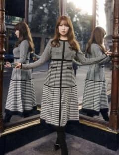 【美品】Herlipto Montaigne Knit Long Dress Her lip to☆Montaigne Knit Long Dress - メルカリ