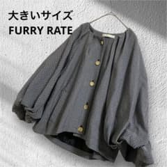 大きいサイズ！FURRY RATE/ゴールドボタン/バルーンジャケット - メルカリ