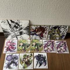 ドラゴンボール 色紙アート まとめ売り11枚 - メルカリ