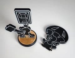 スマブラ amiibo Mr.ゲーム&ウォッチ 本体・ジャッジ＆パラシュートのサムネイル