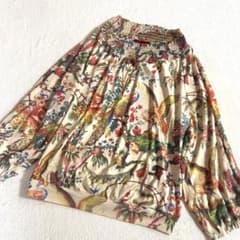 極美品✨ヴィヴィアンタム 長袖 ブラウス パワーネット 総柄 M相当 極美品✨ヴィヴィアンタム 長袖 ブラウス パワーネット 総柄 M相当