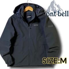 M モンベル 背面裏フリース ソフトシェルジャケット マウンテンパーカ