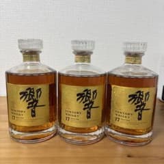 サントリーウイスキー 響17年 ゴールド 未開栓 劣化あり 3点セット
