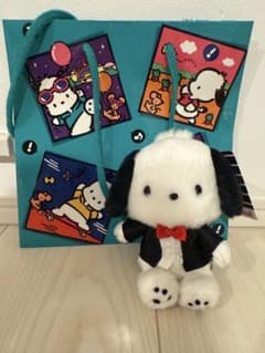 【美品】限定1000体　シリアルナンバー　ポチャッコ　限定ショッパー　タグ付き