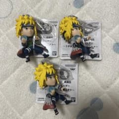 NARUTO 나루토 질풍전 피겨 키홀더 미나토 3개 세트