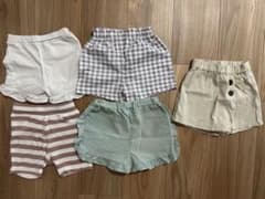 80 ベビー ショートパンツ ５点まとめ売り　保育園着　キッズ　女の子のサムネイル