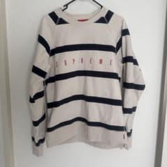 美　Supreme ストライプ スウェット Sのサムネイル