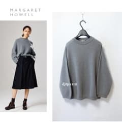 極美品*マーガレットハウエル*2021 新型 メリノカシミヤ リブニット