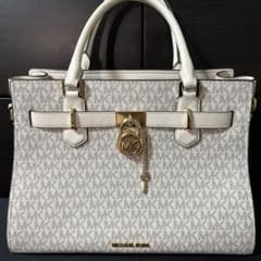 MICHAEL KORS ハンドバッグ MKロゴ ホワイトのサムネイル