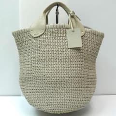 【未使用】POMTATA　AMICOシリーズ　バスケットトート　ライトグレー m98577998433_1.jpg?1781321923