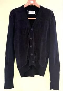 Martin Margiela 10 ベロア切替カーディガン　ここのえ Martin Margiela 10 ベロア切替カーディガン ここのえ - メルカリ
