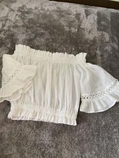 レース トップス オフショル ショート丈 アナップのサムネイル