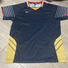 Mizuno バドミントン シャツ ネイビー/ゴールドLのサムネイル